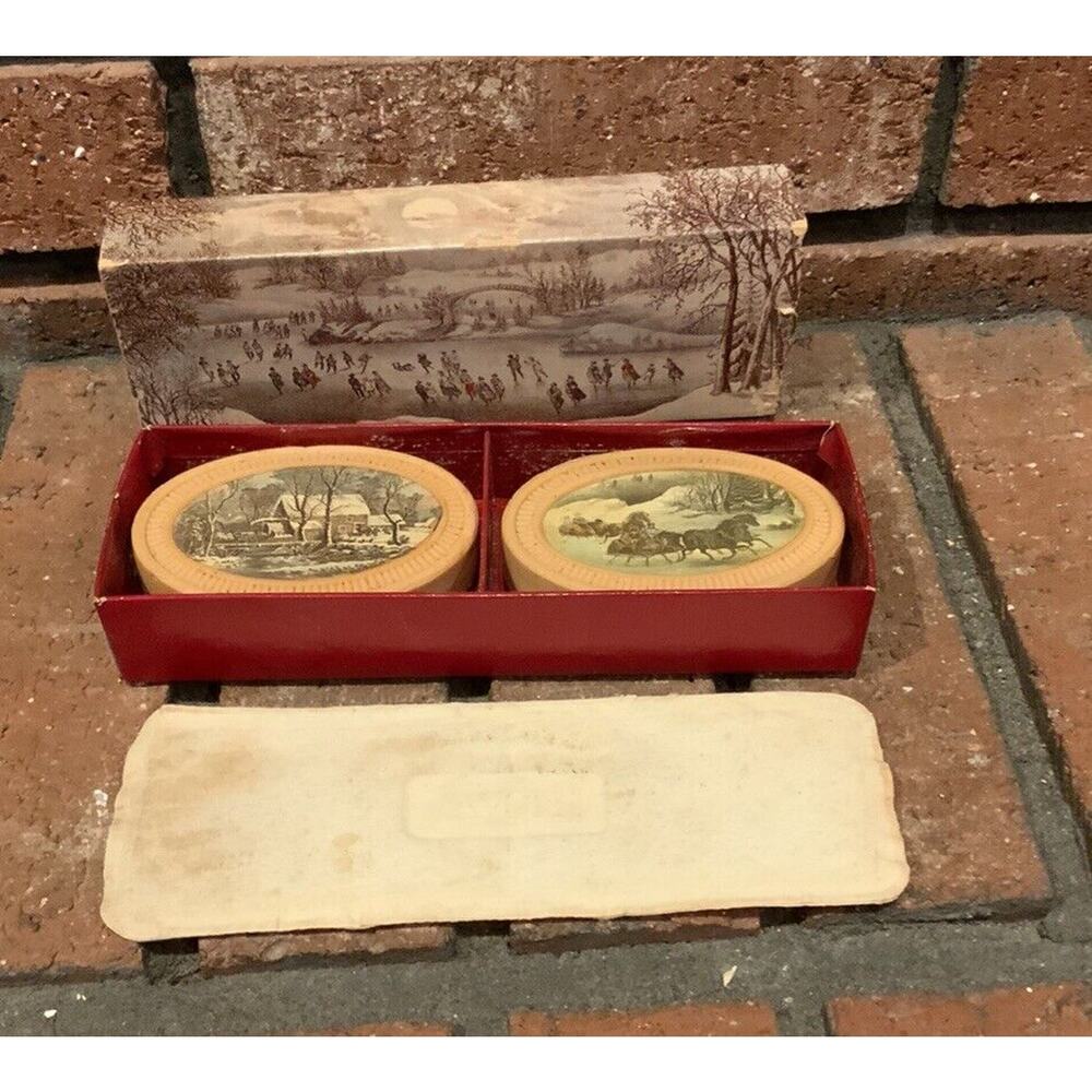 Vintage Avon 1876 Winterscapes 2‎ Special Occasion Fragrance Bar Soaps